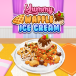 Yummy Waffle Ice Cream